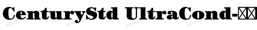 CenturyStd UltraCond字体转换